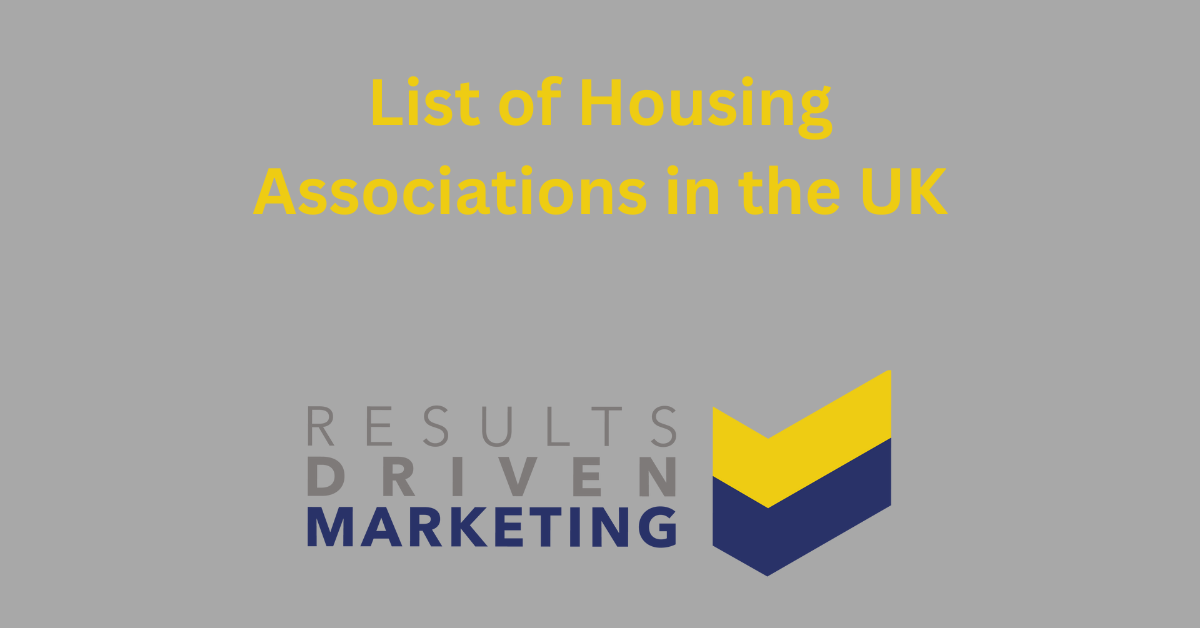 List Of Housing Associations In The UK 