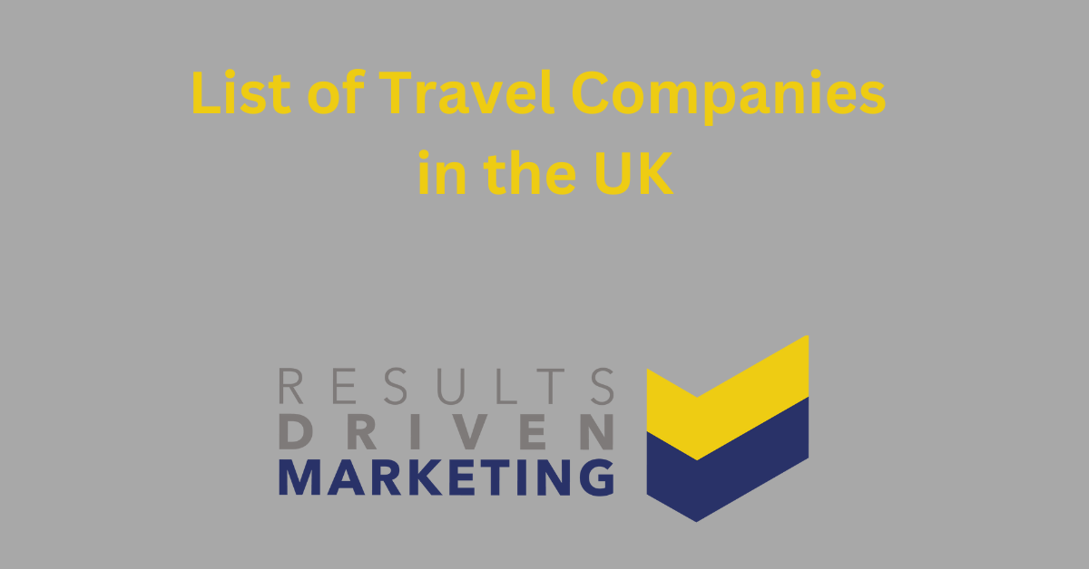 list of travel companies uk