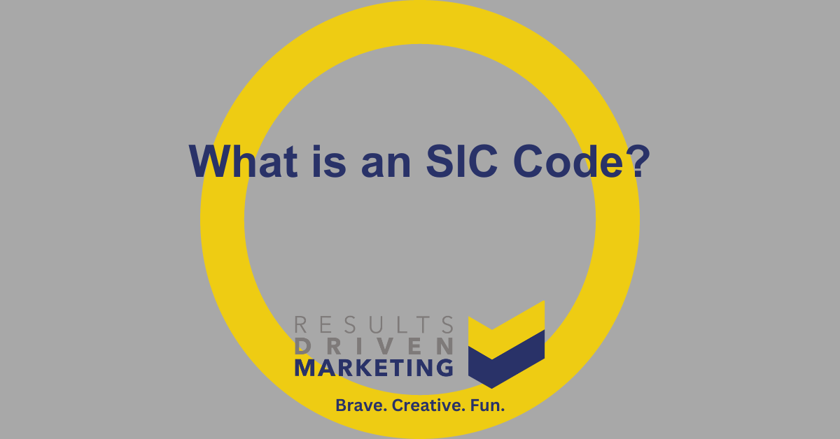 What is an SIC Code | RD Marketing | B2B Data